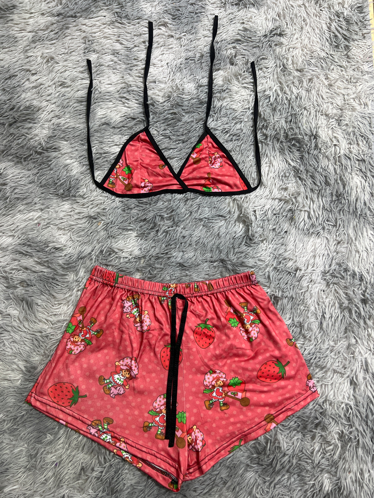 Rosita Fresita Fresa Grande Top Con Short Brush
