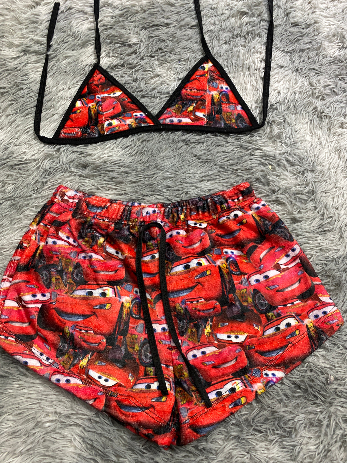 Cars Top Con Short Afelpado