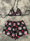Hello Kitty Manzanas Top Con Short Brush