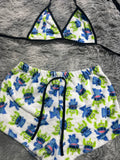 Stitch Marciano Top Con Short Afelpado