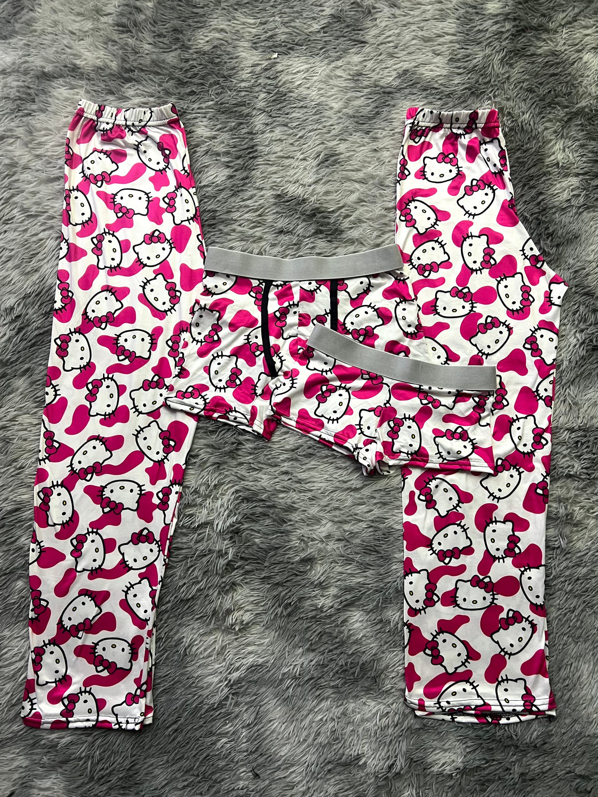 Hello Kitty Vaca Pijama De 5 Piezas