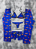 Carros Hotweels Pijama De 5 Piezas