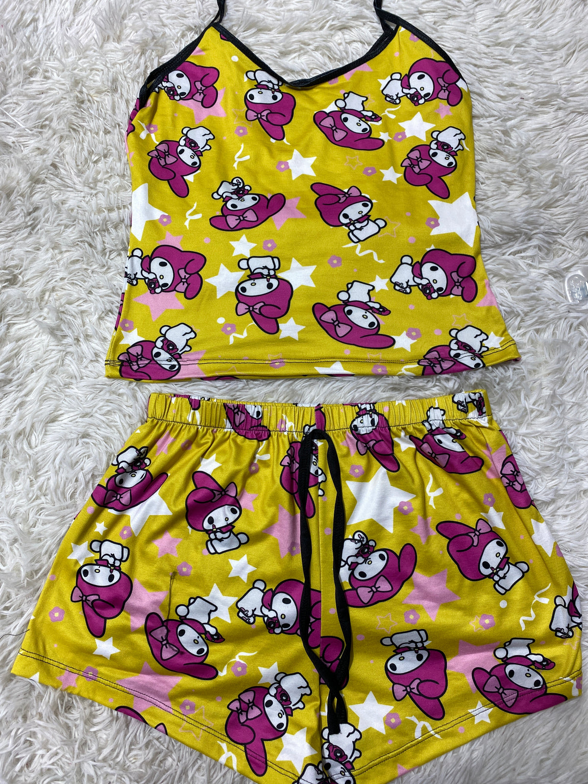 My Melody Amarillo Blusa Con Short
