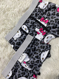 Hello Kitty Animal Print Gris Duo Con Boxer Unitalla