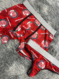 Equipo Toluca Diablos Rojos Duo Unitalla Con Tanga