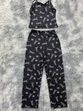Juicy Negro Blusa Con Pantalón