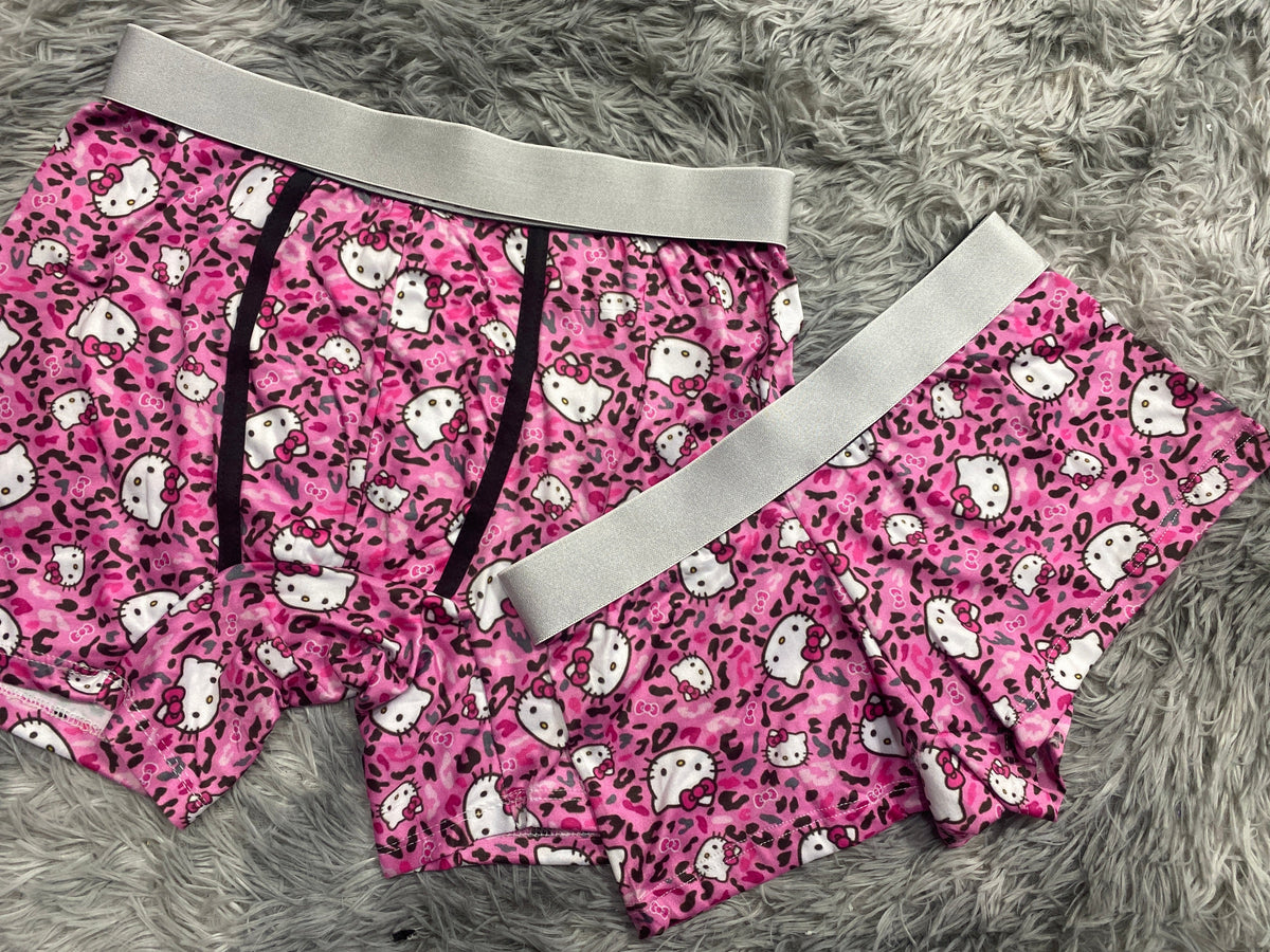 Hello Kitty Animal Print Rosa Duo Con Boxer Unitalla