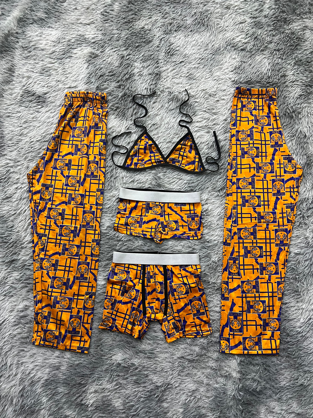Tigres Uanl Pijama De 5 Piezas