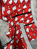 Spider Kitty Corazones Rojos Duo Unitalla Con Tanga