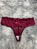 Moño Atras Vino Tanga De Dama