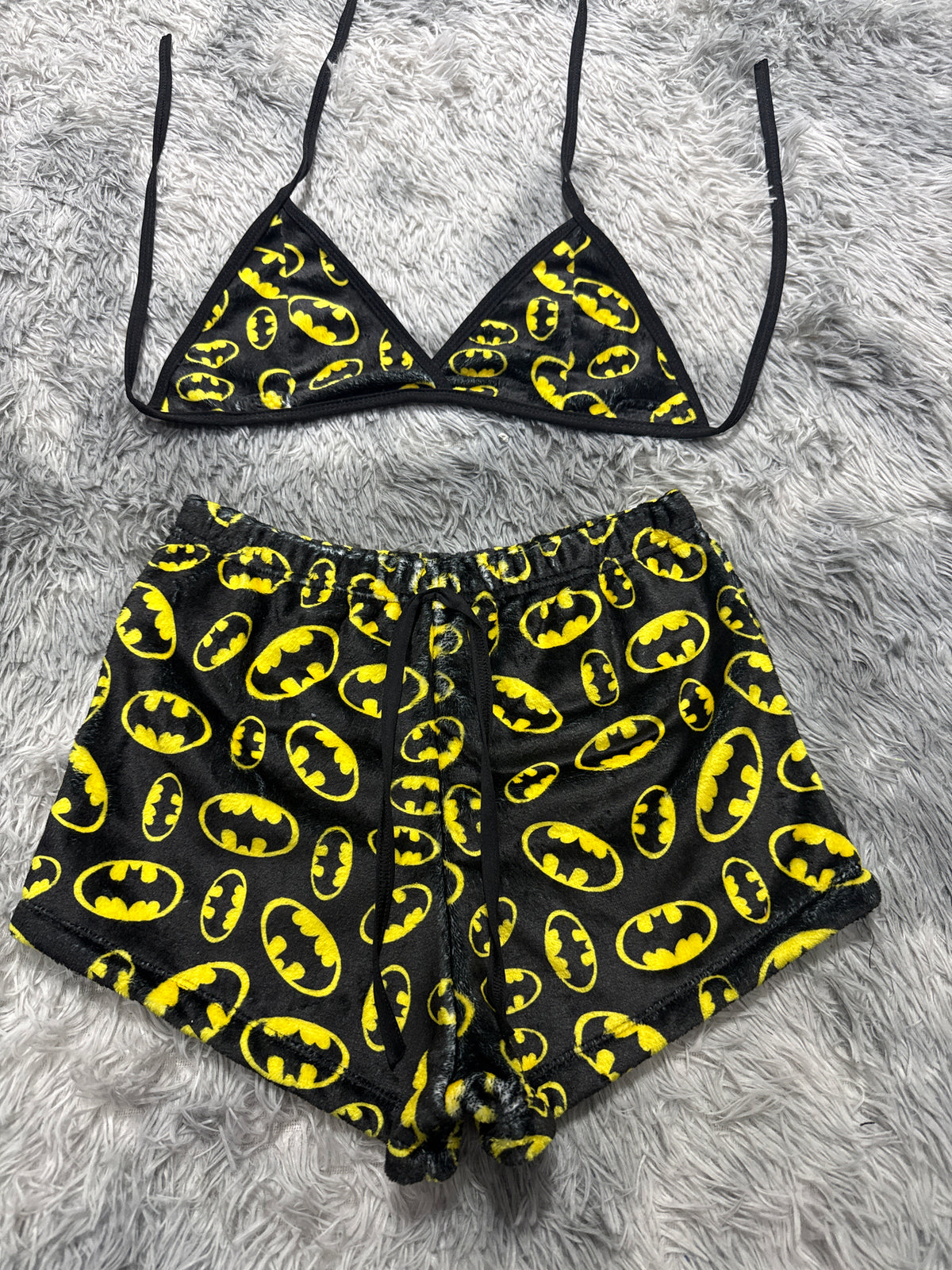 Batman Top Con Short Afelpado