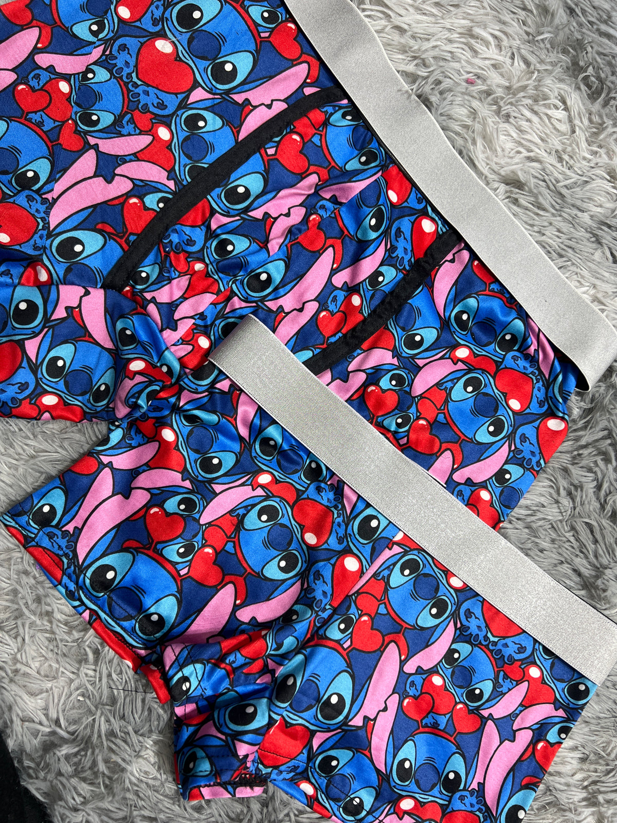 Stitch Corazones Duo Con Boxer XL