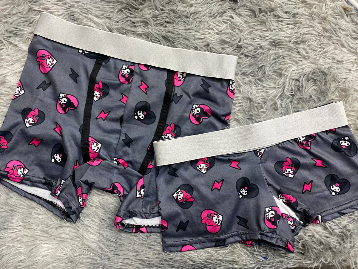 Kuromi Y My Melody Duo Con Boxer Unitalla
