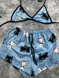 Dragón Top Con Short Afelpado