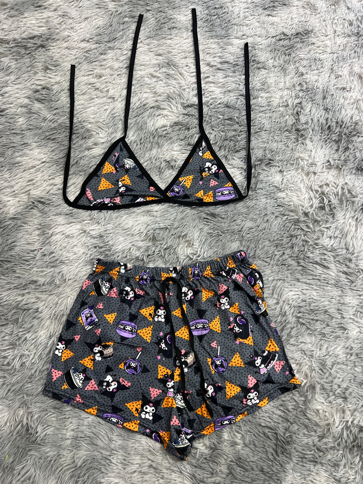 Kuromi Dulces Top Con Short Brush