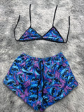 Stitch Caras Top Con Short Afelpado