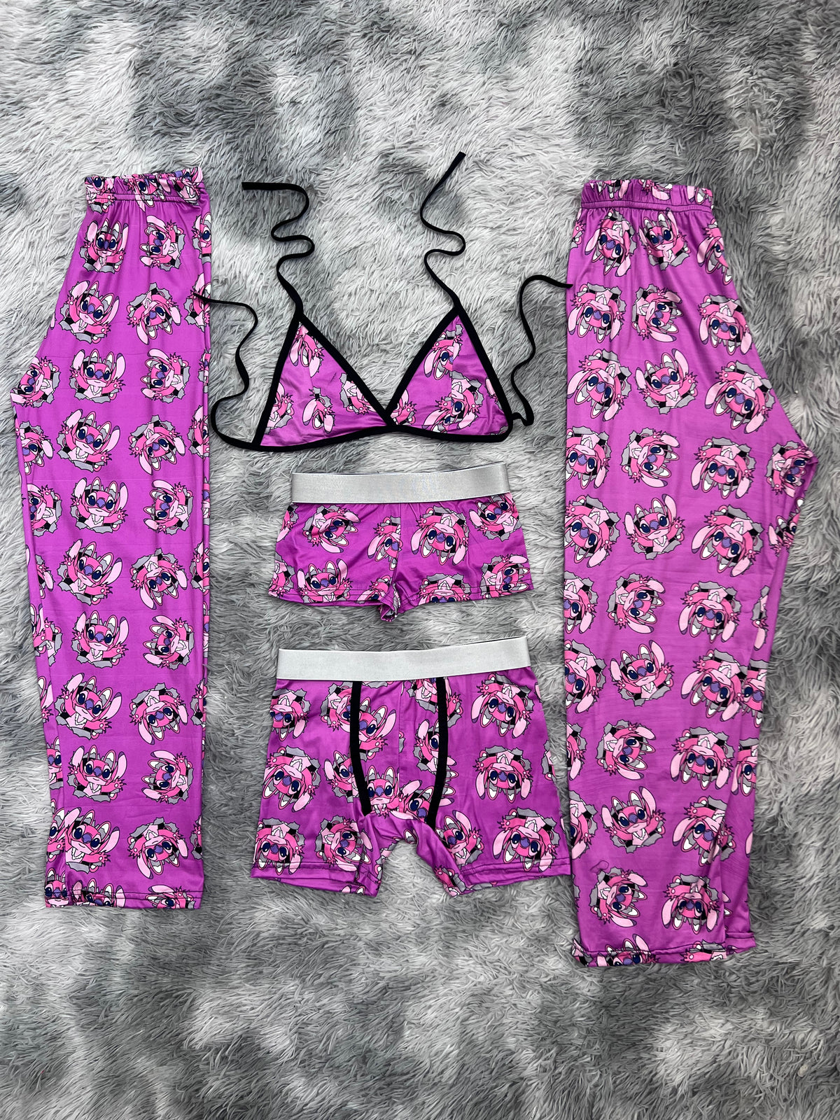 Stitch Pijama De 5 Piezas