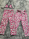 Hello Kitty Vaca Duo De Pijama Afelpada