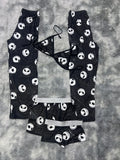 Jack Telarañas Negro Halloween Pijama De 5 Piezas