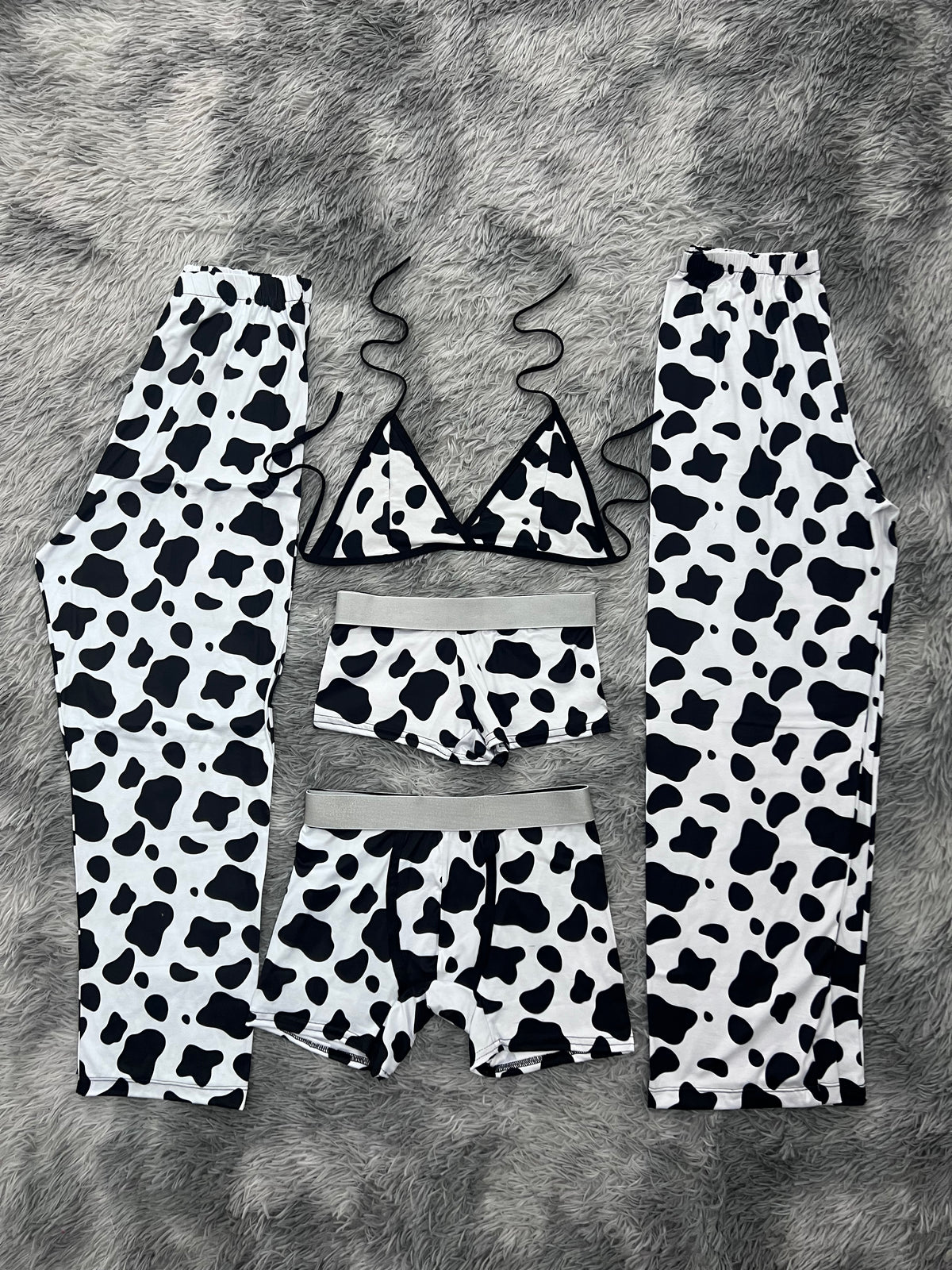 Vaca Pijama De 5 Piezas