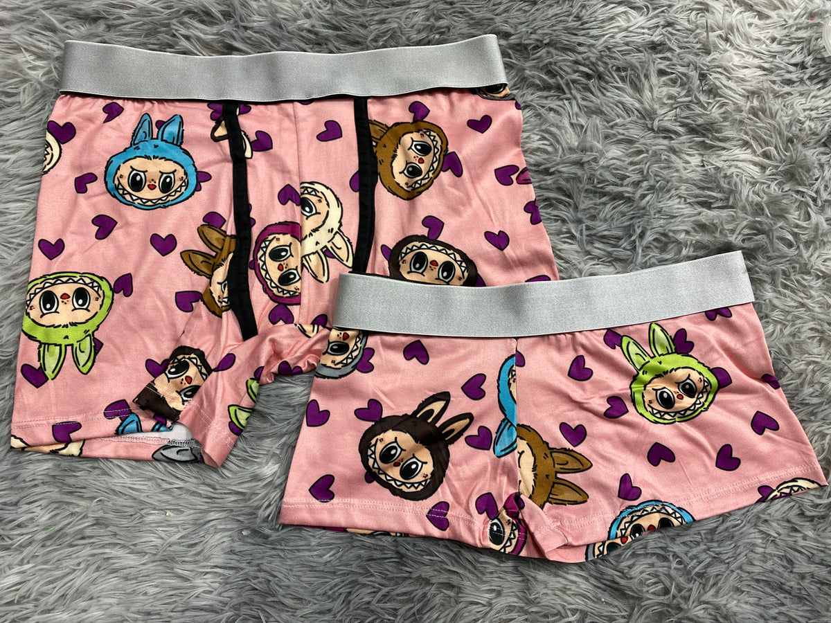 Labubu Rosa Duo Con Boxer Unitalla