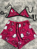 Spider Kitty Vino Top Con Short Brush