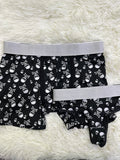 Calavera Negro Duo Unitalla Con Tanga