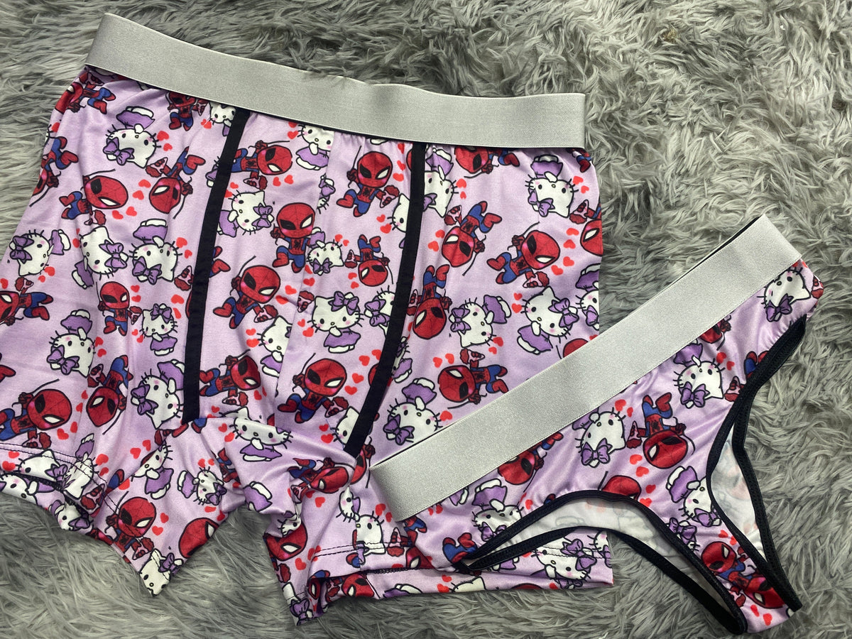 Hello Kitty y Spiderman Duo XL Con Tanga