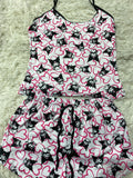Kuromi Corazones Rosas Blusa Con Short