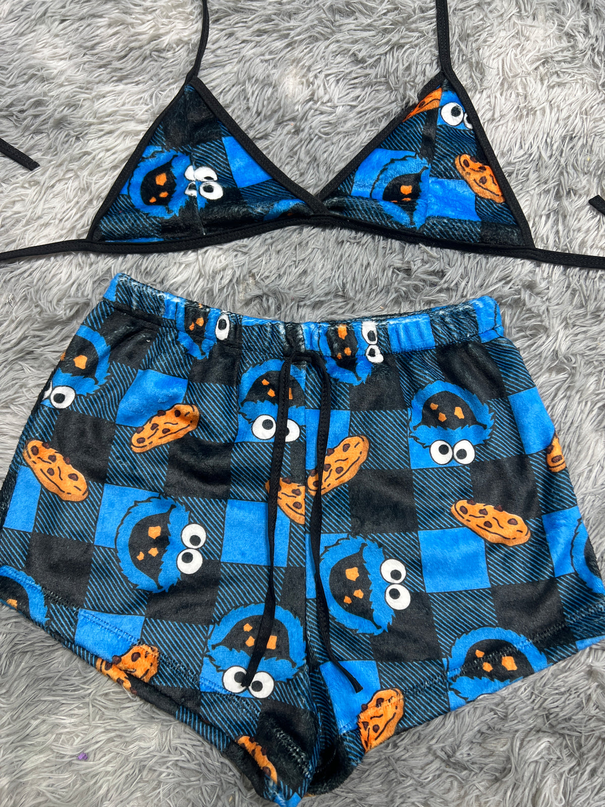 Come Galletas Top Con Short Afelpado