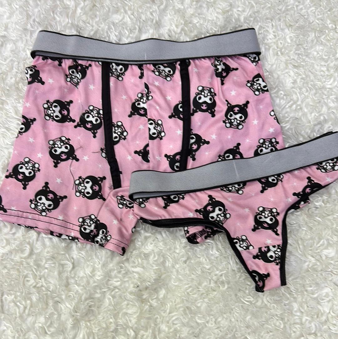 Kuromi baby Matching couples underwear set - Fundies