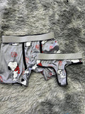 Snoopy Love Gris Duo XL Con Tanga
