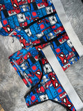 Spiderman Azul Duo Unitalla Con Tanga