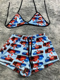 Cars Su Novia Top Con Short Afelpado