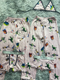 Toy Story Fondo Beige Pijama De 5 Piezas
