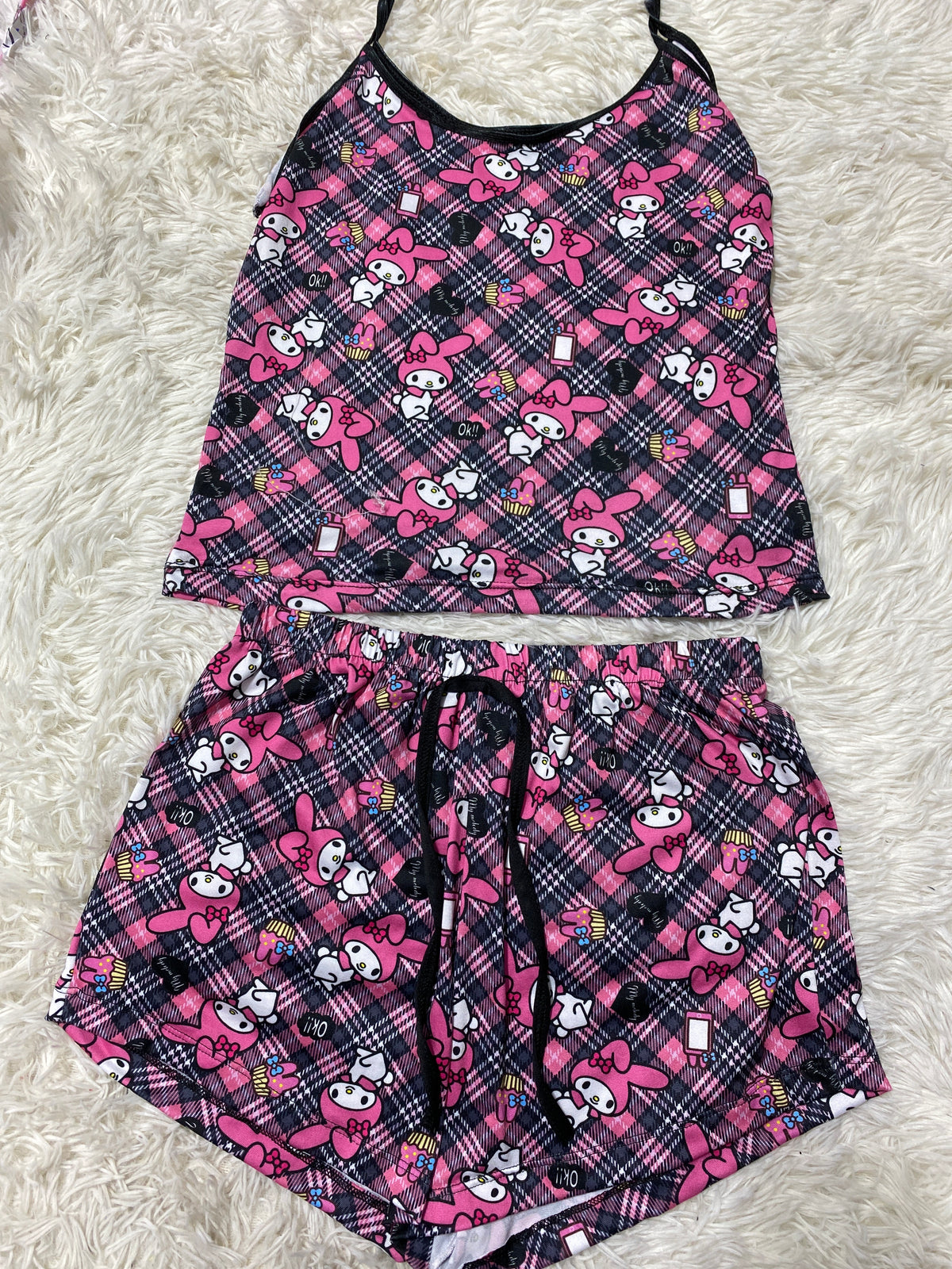 My Melody Rayado Blusa Con Short