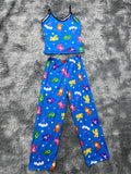 Ositos Cariñositos Osito O Fondo Azul Blusa Con Pantalón