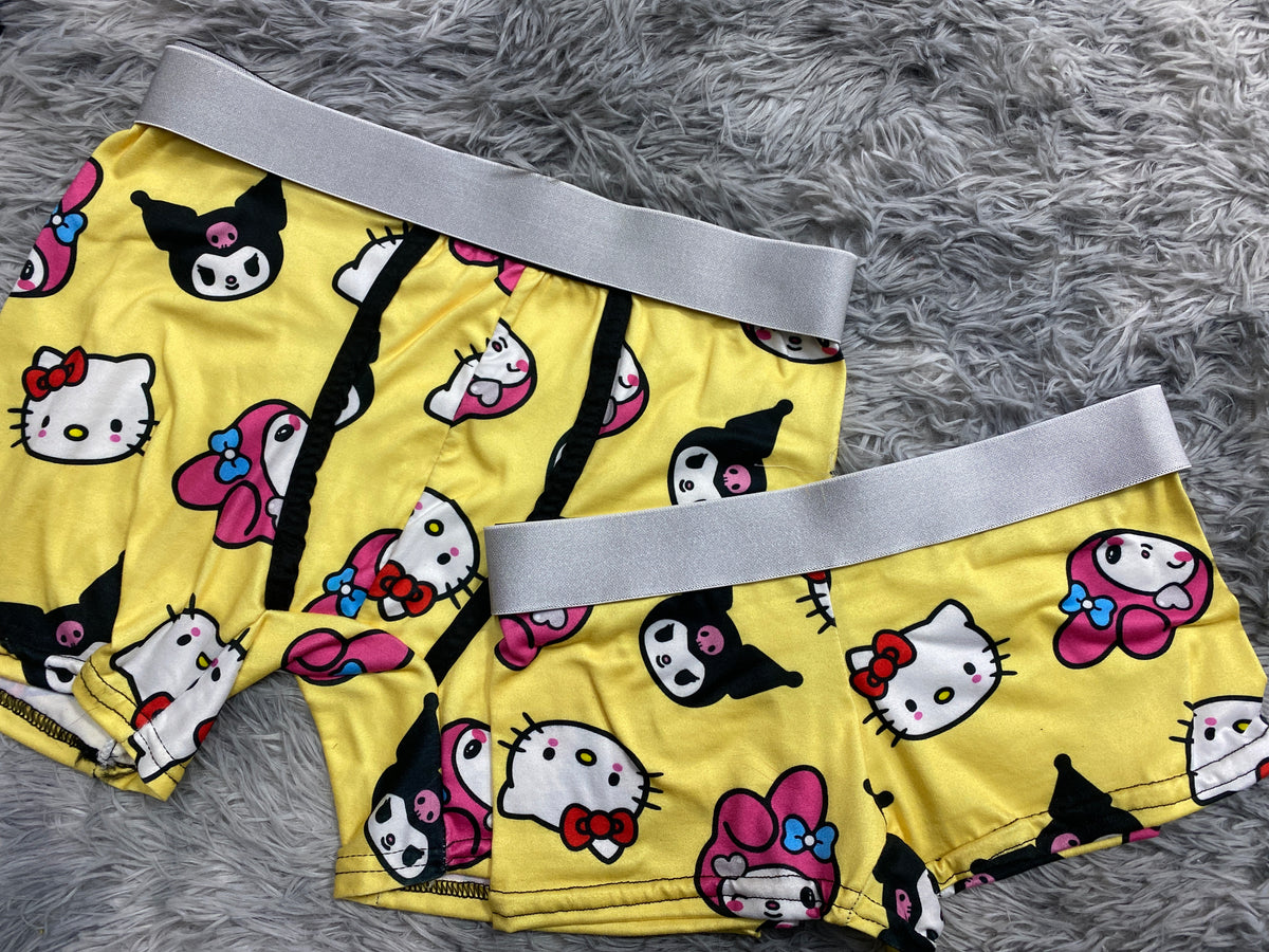 Hello Kitty Y My Melody Duo Con Boxer Unitalla