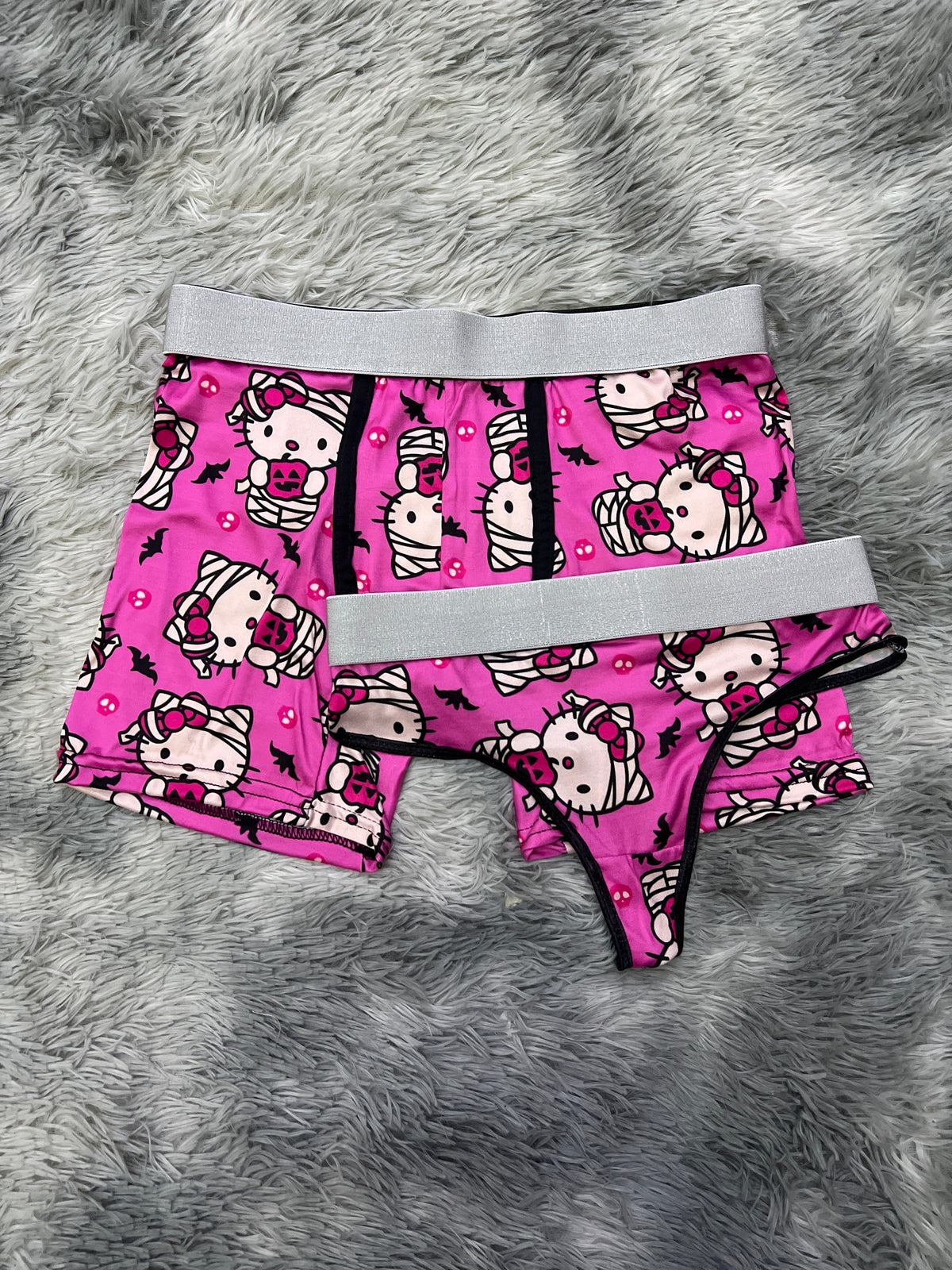 Calzón Hello Kitty Momia Rosa Duo Boxer Con Tanga
