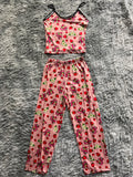 Rosita Fresita Fresas Y Flores Blusa Con Pantalón
