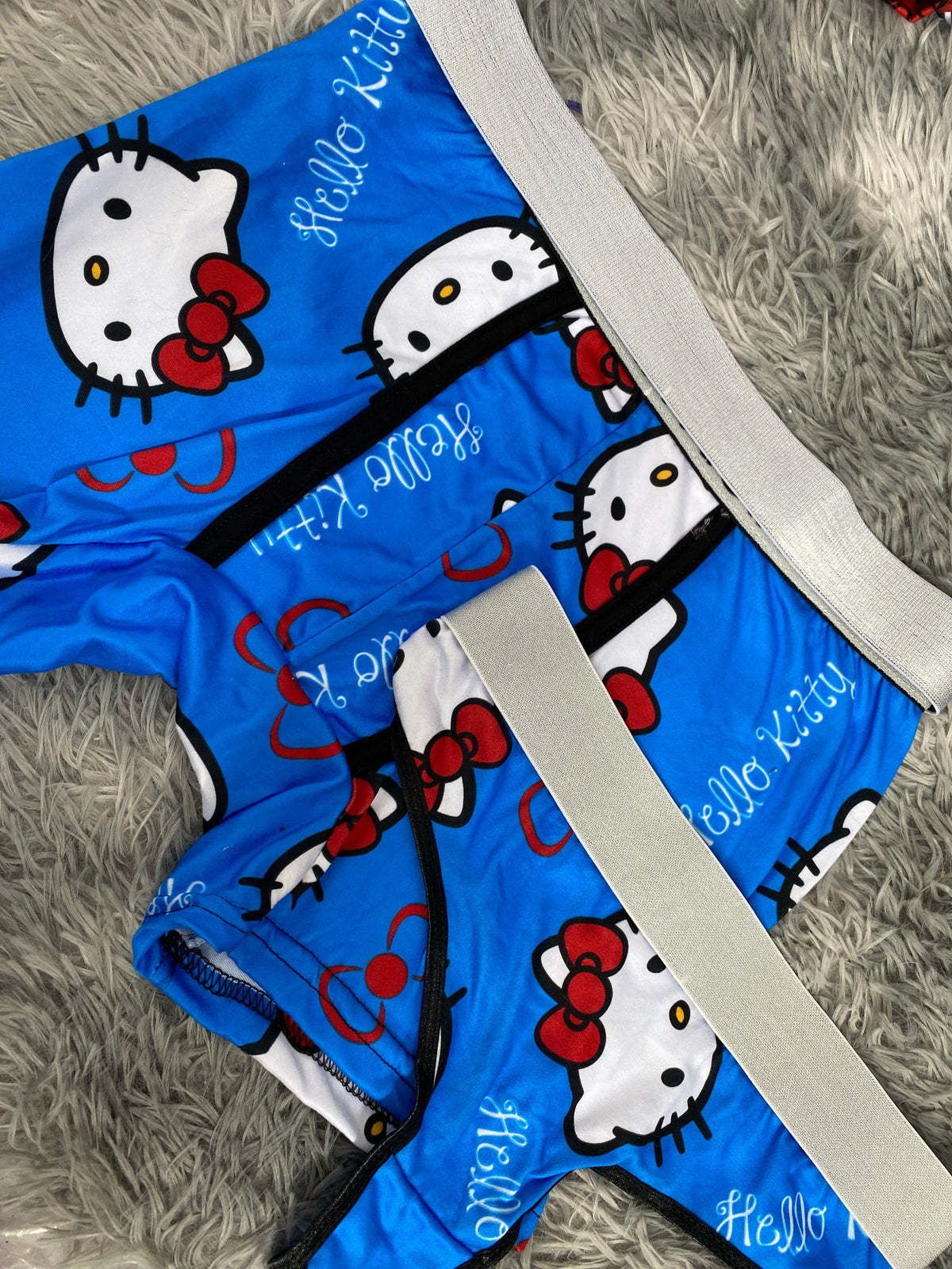Hello Kitty Caras Azul Duo XL Con Tanga