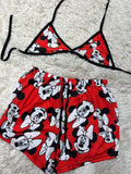 Minnie Mouse Top Con Short Brush