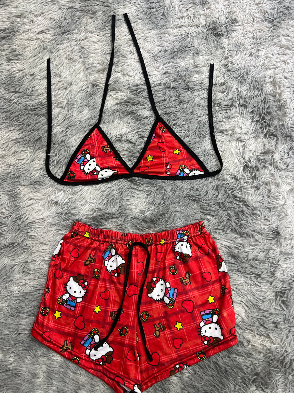 Hello Kitty Vaquera Top Con Short Brush