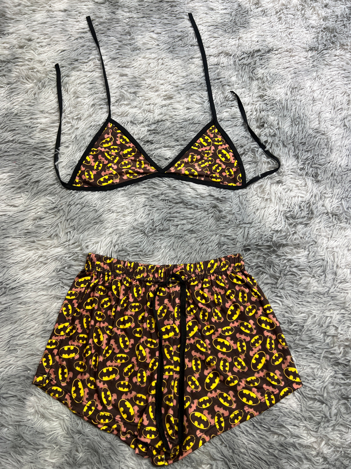 Batman Pequeno Top Con Short Brush