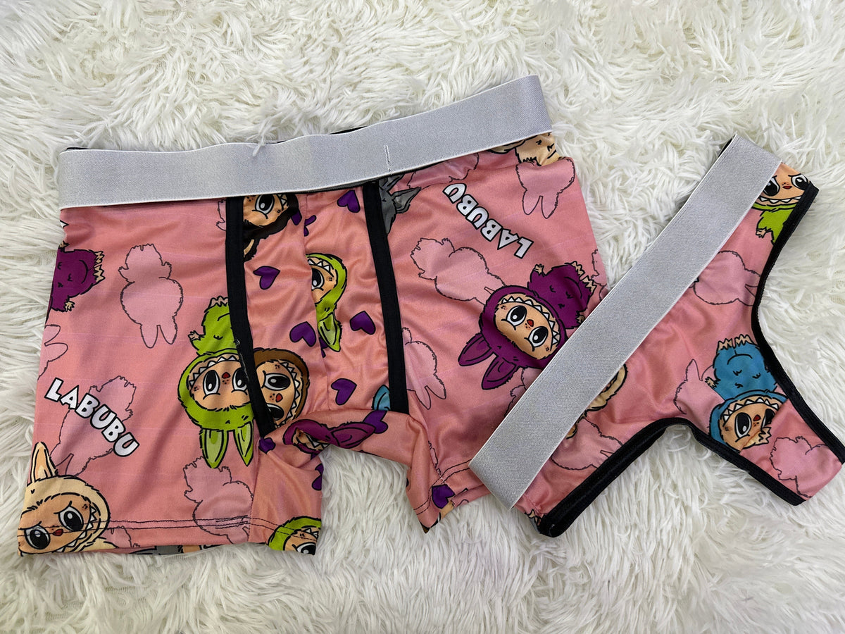 Labubu Rosa Duo XL Con Tanga