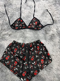 Spiderman Venom Top Con Short Afelpado