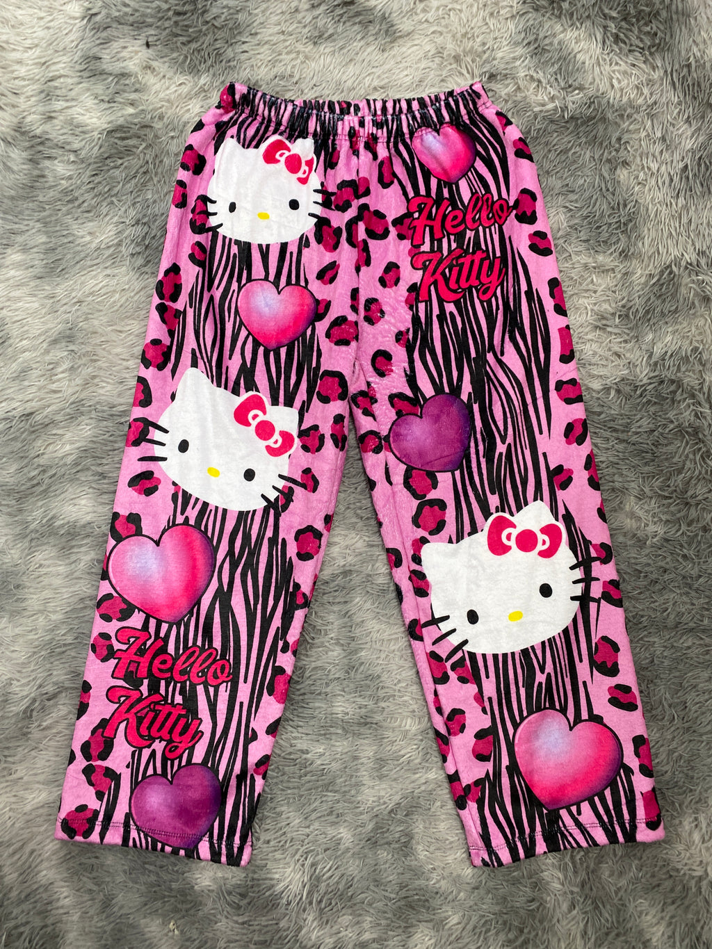 Hello Kitty Rayas Y Corazones Pantalón De Pijama Dama