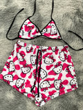 Hello Kitty Vaca Top Con Short Brush