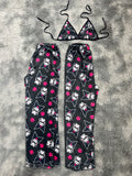 Kuromi Calaveras Duo De Pijama Afelpada
