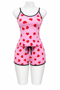Paletas Rosa Blusa Con Short